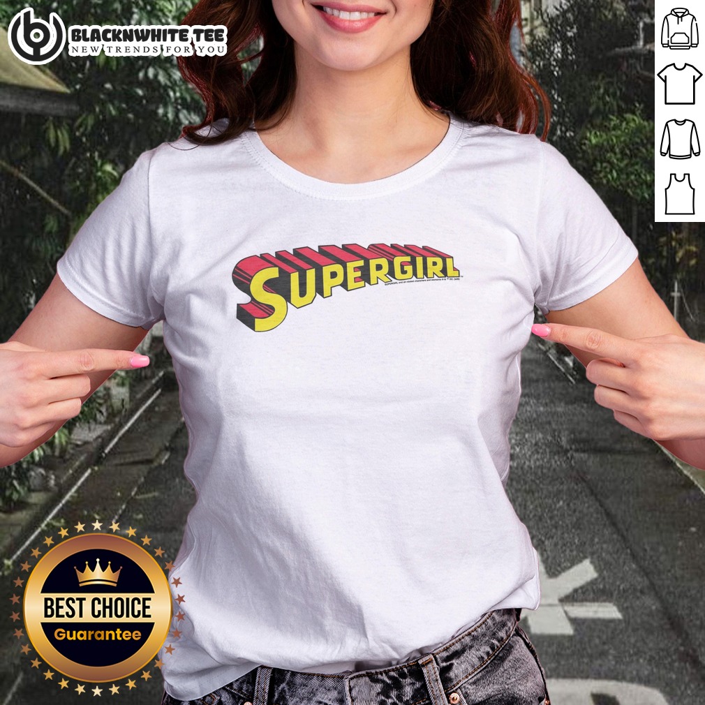 Top Supergirl Wordmark Shirt - Image 3