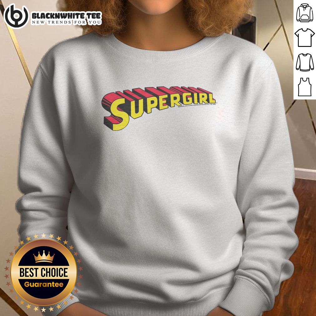 Top Supergirl Wordmark Shirt - Image 4