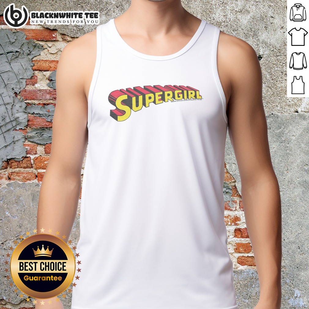 Top Supergirl Wordmark Shirt - Image 5