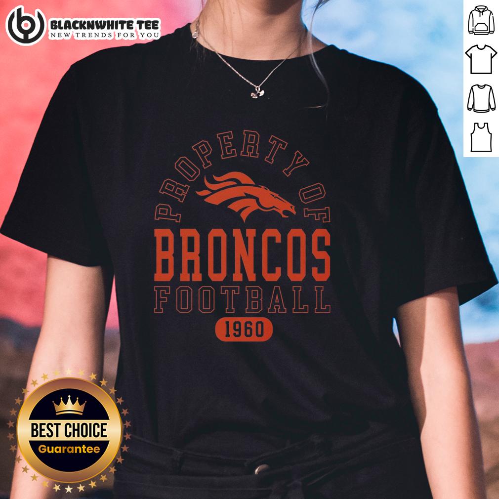 Top Denver Broncos Football Property 1960 T-Shirt - Image 3