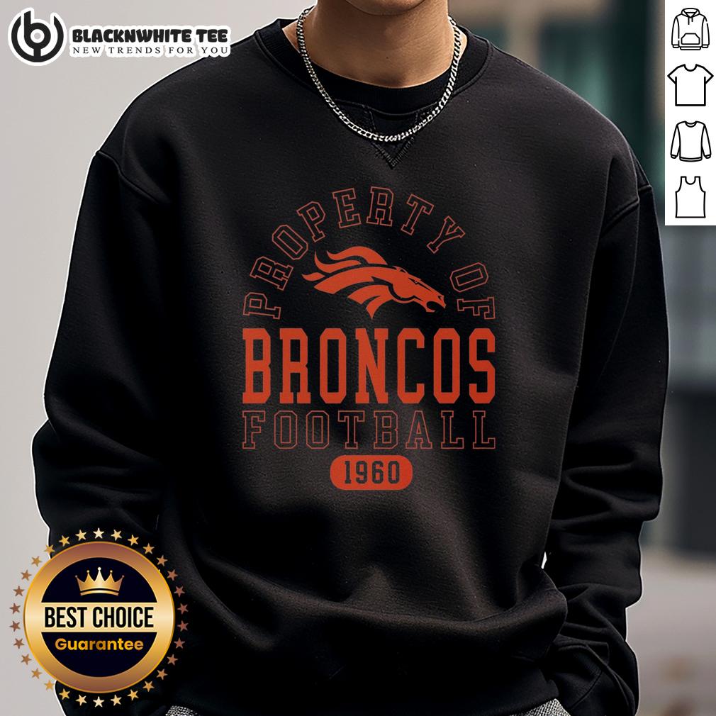 Top Denver Broncos Football Property 1960 T-Shirt - Image 5