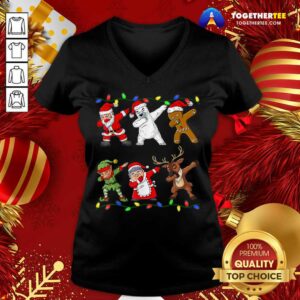 Alternative view of Funny Christmas Dabbing Santa Elf And Friends Boys Kids Dab Xmas T-Shirt