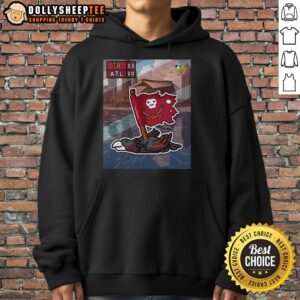 Alternative view of Hot The Kick Is Up No Koooood Tampa Bay Buccaneers Defeat Atlanta Falcons T-Shirt