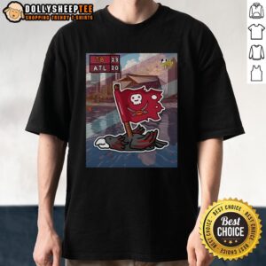 Hot The Kick Is Up No Koooood Tampa Bay Buccaneers Defeat Atlanta Falcons T-Shirt