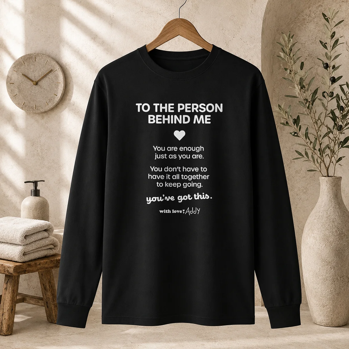 Hot Nice To The Person Behind Me You Are Enough Just As You Are Shirt - Image 6