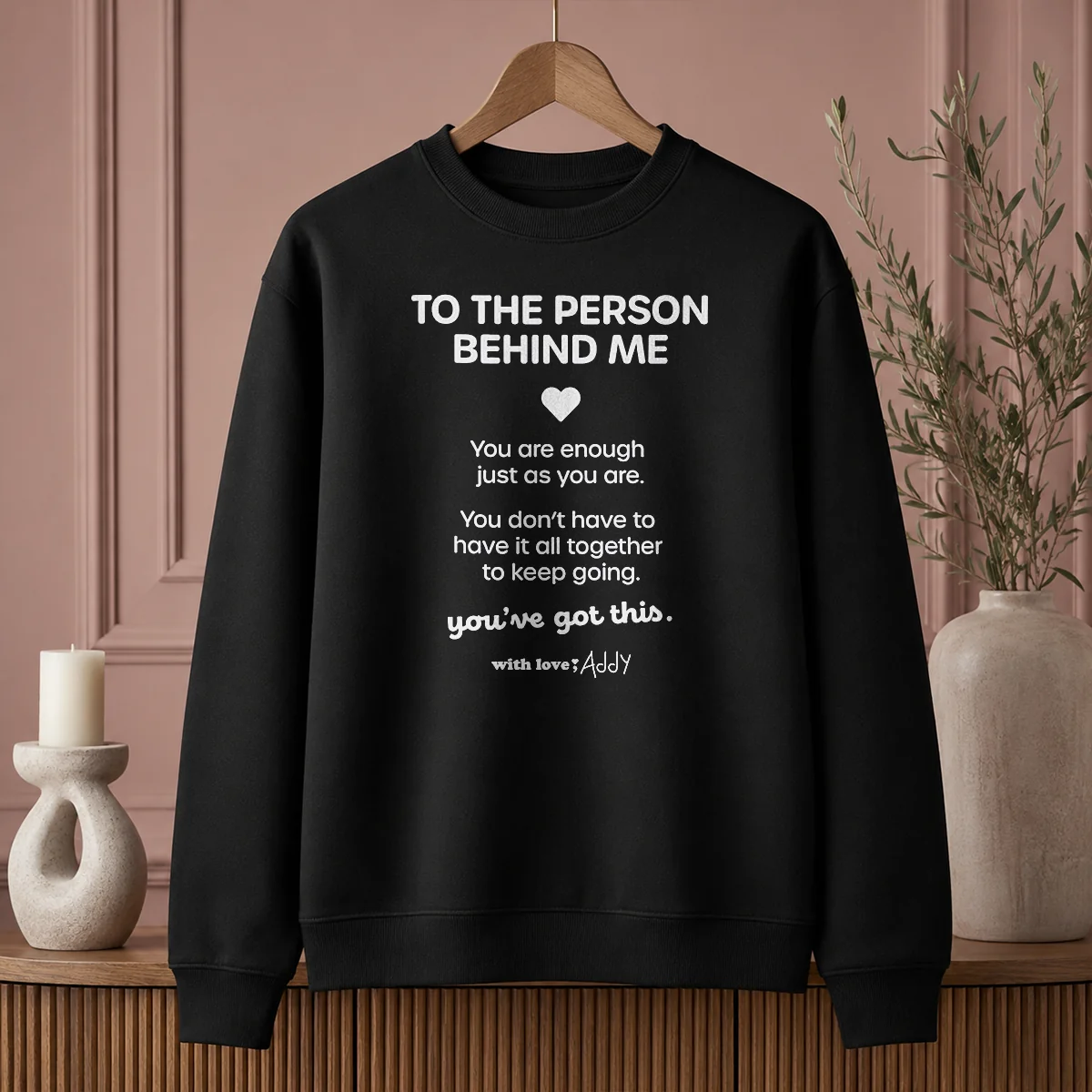 Hot Nice To The Person Behind Me You Are Enough Just As You Are Shirt - Image 7