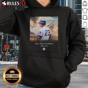 Alternative view of Official Ryne Sandberg 1959-2025 Memorial T-Shirt
