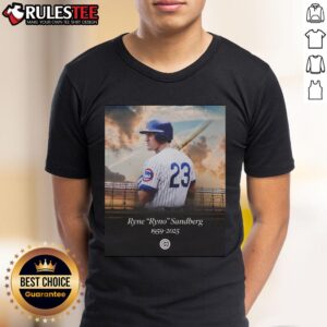 Official Ryne Sandberg 1959-2025 Memorial T-Shirt