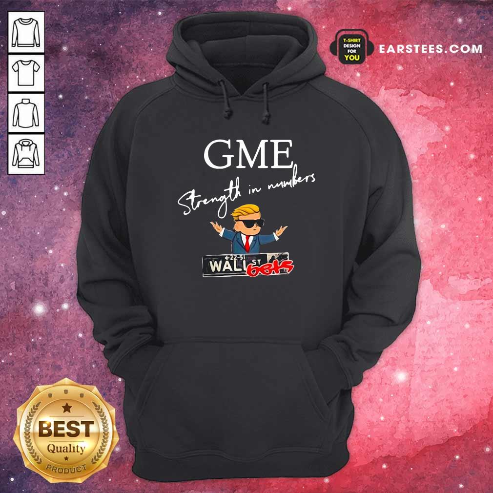 Awesome Donald Trump Gme Strength In Numbers Shirt - Image 2