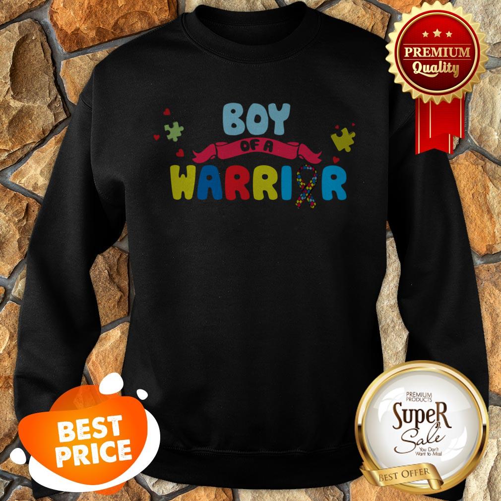 Nice Boy Of A Warrior Autism Awareness Shirts Shirt - Image 3