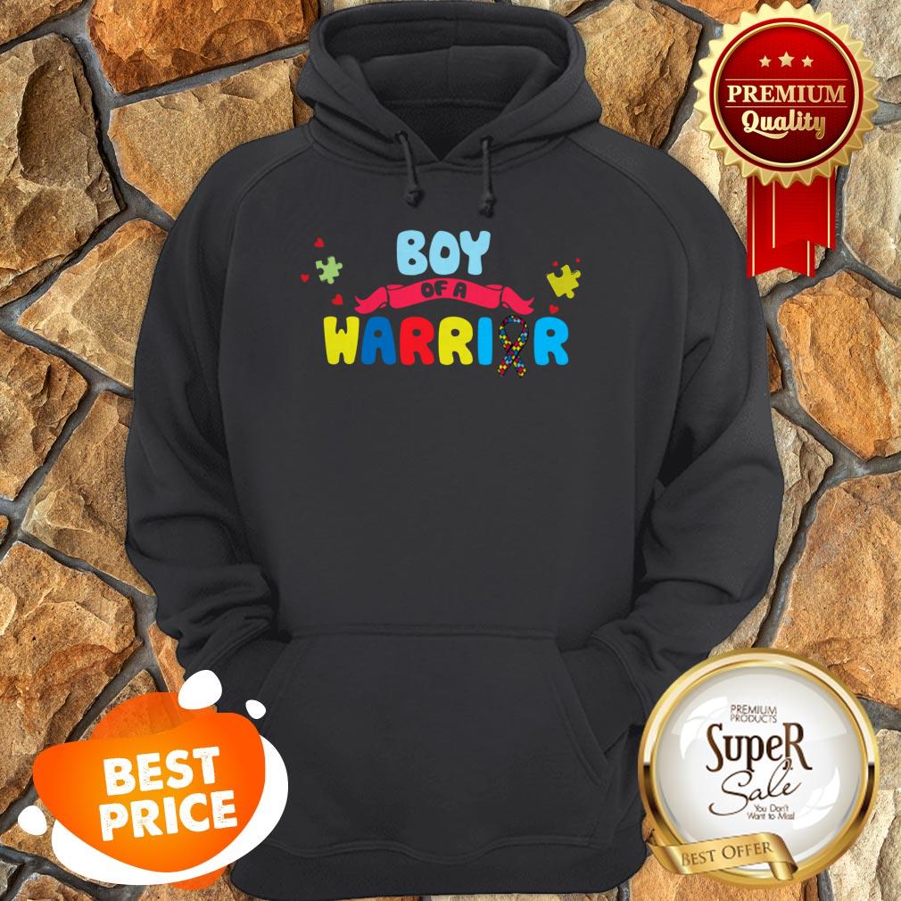 Nice Boy Of A Warrior Autism Awareness Shirts Shirt - Image 2