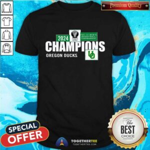 Oregon Ducks 2024 Pac-12 Men's Basketball Conference Tournament Champions Locker Room T-Shirt