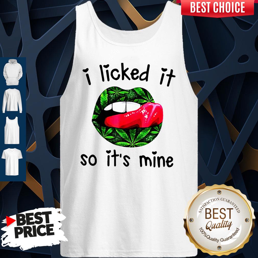 Official Lips I Licked It So It’s Mine T-Shirt - Image 5