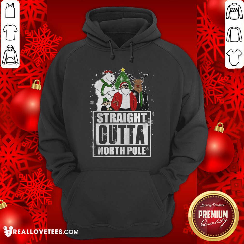 Official Merry Christmas 2020 Straight Outta North Pole Shirt - Image 4