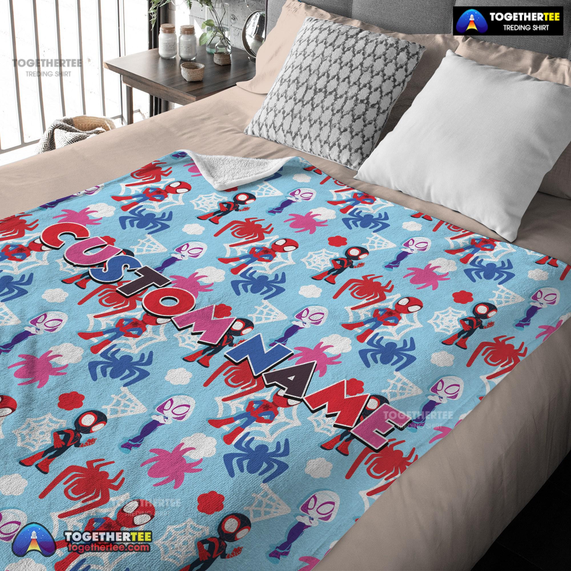 Official Marvel Superhero Spidey And His Amazing Friends Birthday Cute Blanket Fleece Customized Blanket - Image 3