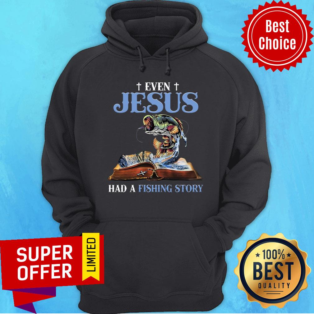 Even Jesus Had A Fishing Story Book Shirt - Image 5