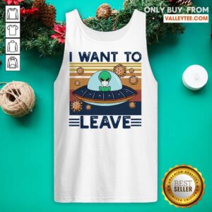 Alternative view of Lovely UFO Alien Face Mask I Want To Leave Vintage Retro Shirt