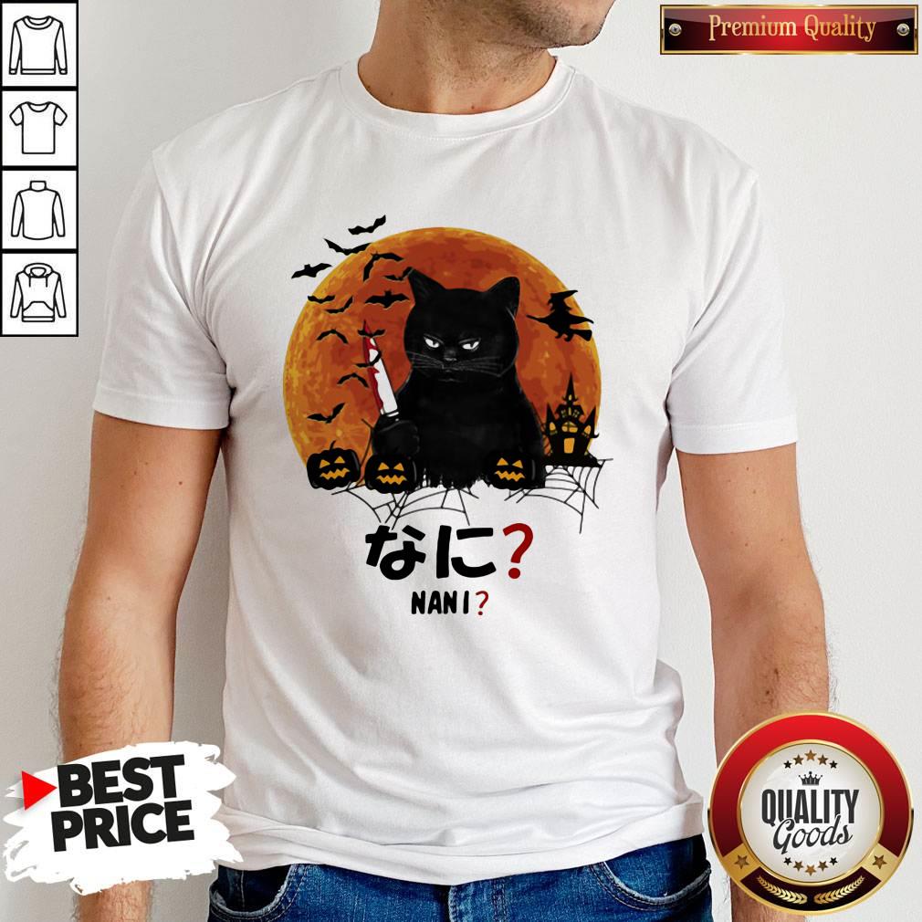 Pretty Nani Cat Killer Moon Halloween Shirt