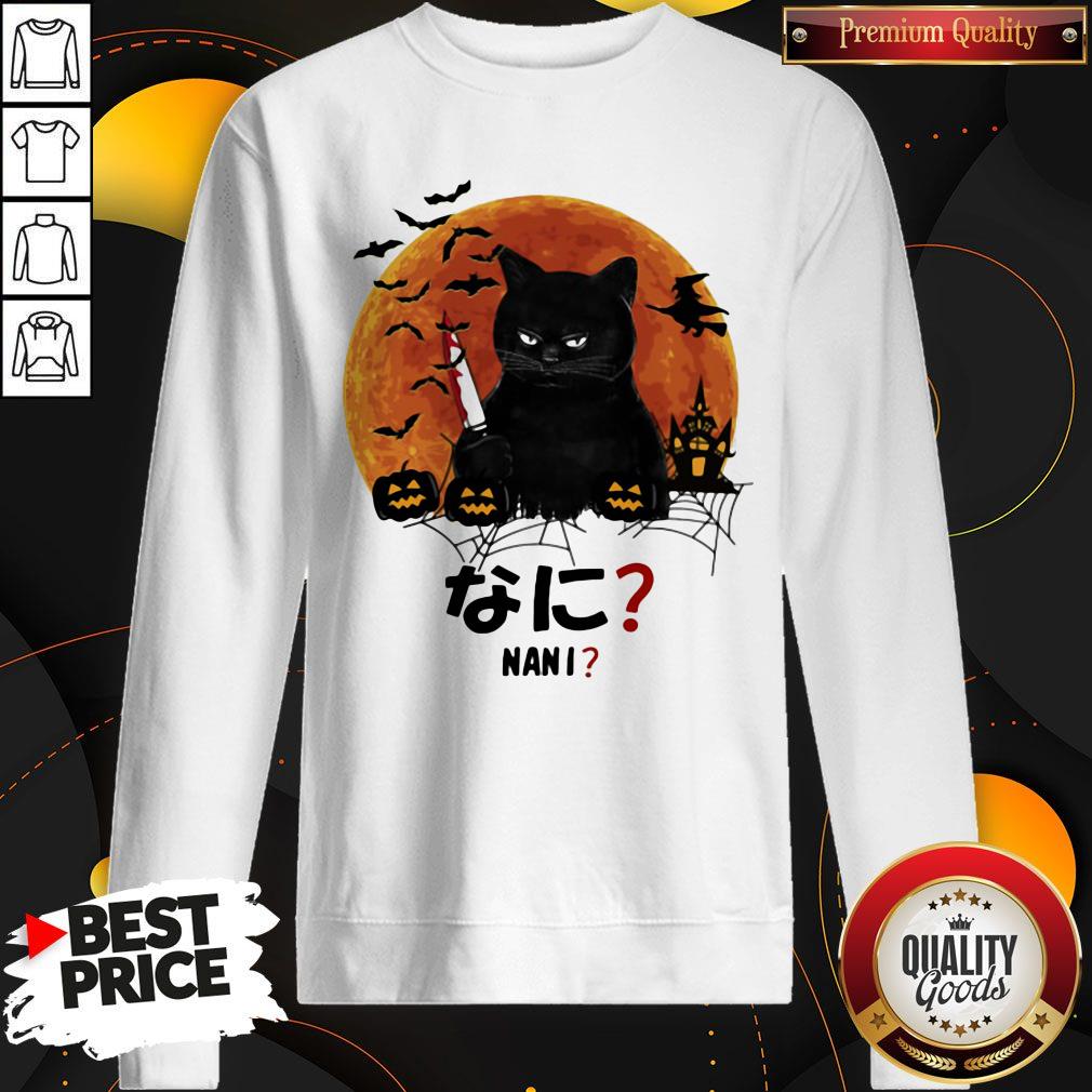 Pretty Nani Cat Killer Moon Halloween Shirt - Image 4