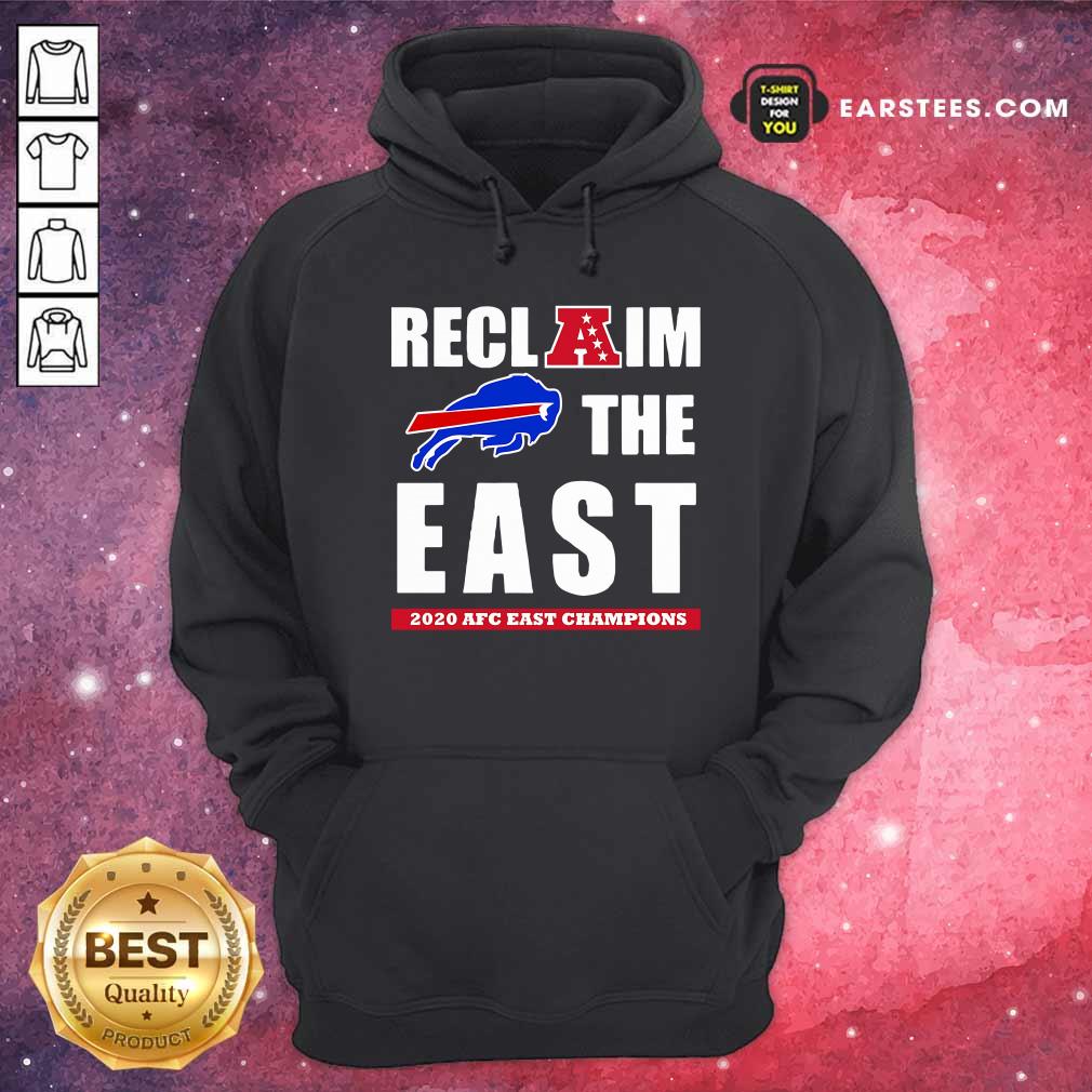 Funny Buffalo Bills Reclaim The East 2020 AFC East Champions Shirt - Image 2