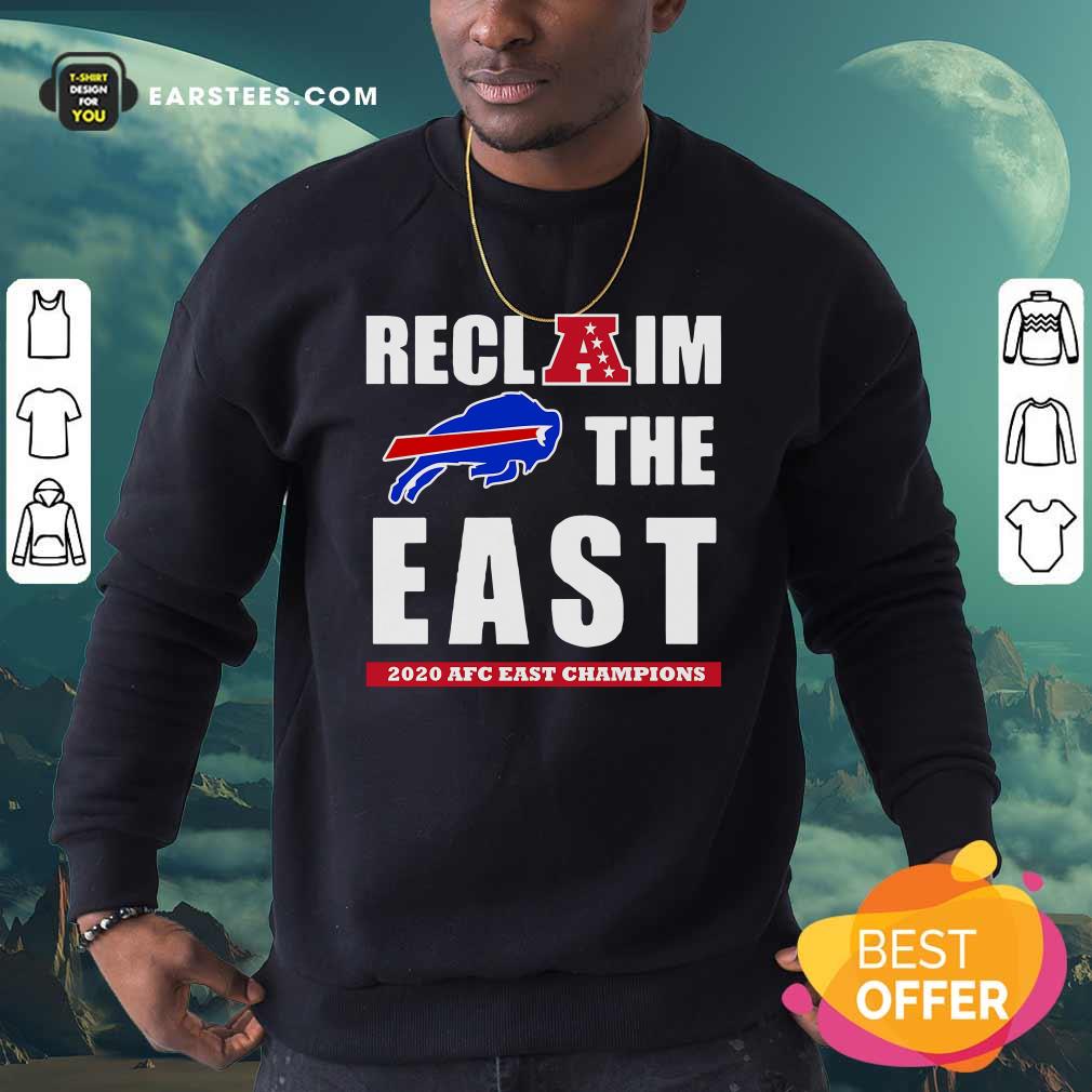 Funny Buffalo Bills Reclaim The East 2020 AFC East Champions Shirt - Image 5