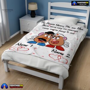 Alternative view of Pixar Toy Story Mr. Potato And Ms. Potato Blanket Fleece Customized Blanket