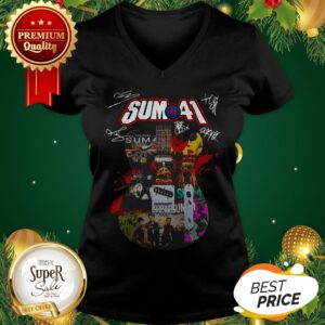 Alternative view of Sum 41 Rock Band Guitar Signature Shirt