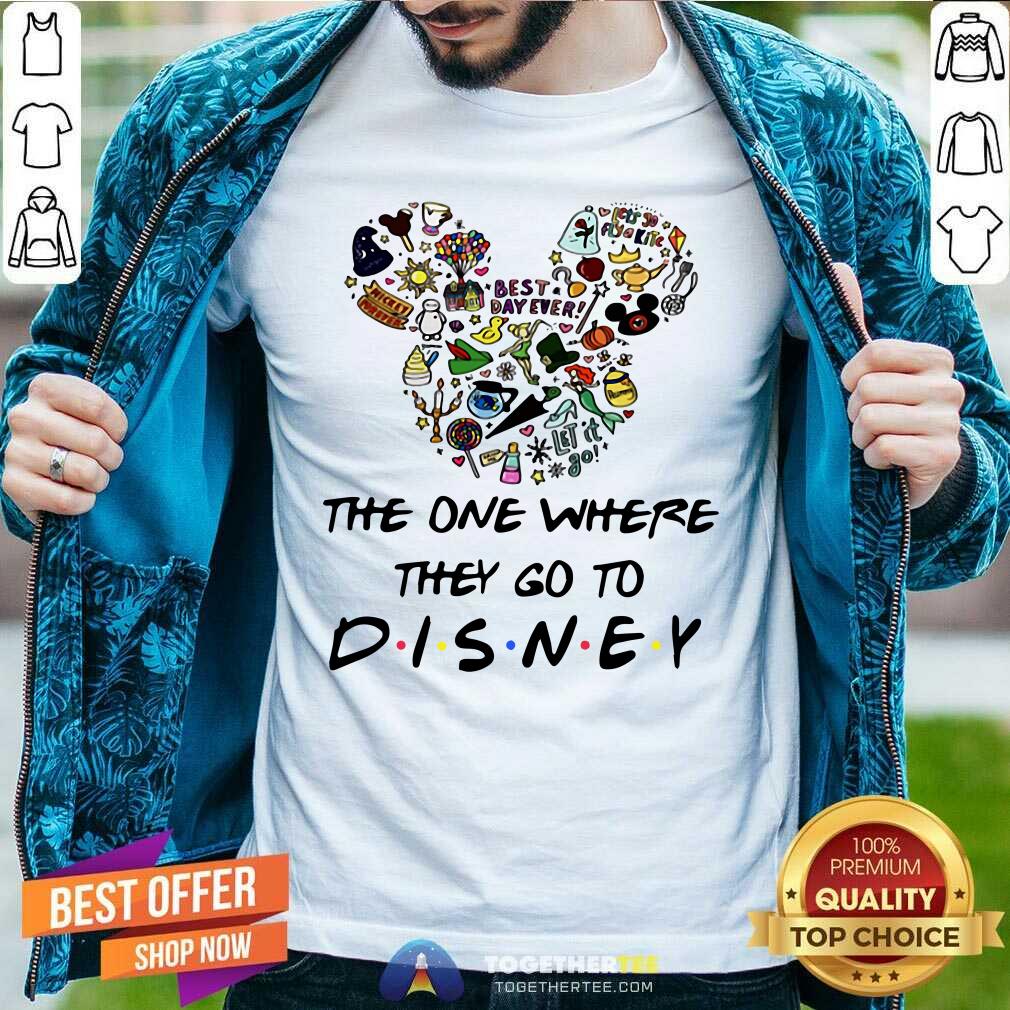 Cute The One Where They Go To Disney Shirt