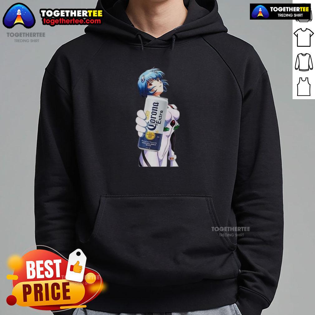 Nice Rei Ayanami X Corona Neon Genesis Evangelion Anime T-Shirt - Image 2