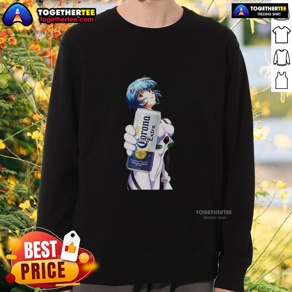 Nice Rei Ayanami X Corona Neon Genesis Evangelion Anime T-Shirt - Image 5