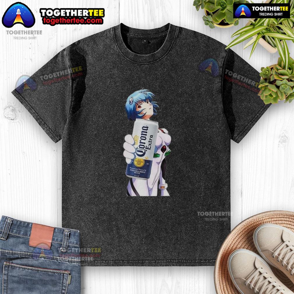 Nice Rei Ayanami X Corona Neon Genesis Evangelion Anime T-Shirt - Image 6