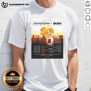 Top Shinedown X Bush Dance Kid Dance Act II Tour Australia 2026 Poster T-Shirt