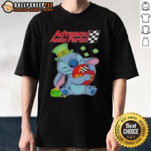 Top Stitch Hug Advance Auto Parts Logo St. Patrick's Day T-Shirt