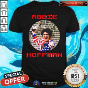 Official Abbie Hoffman In His American Flag Shirt