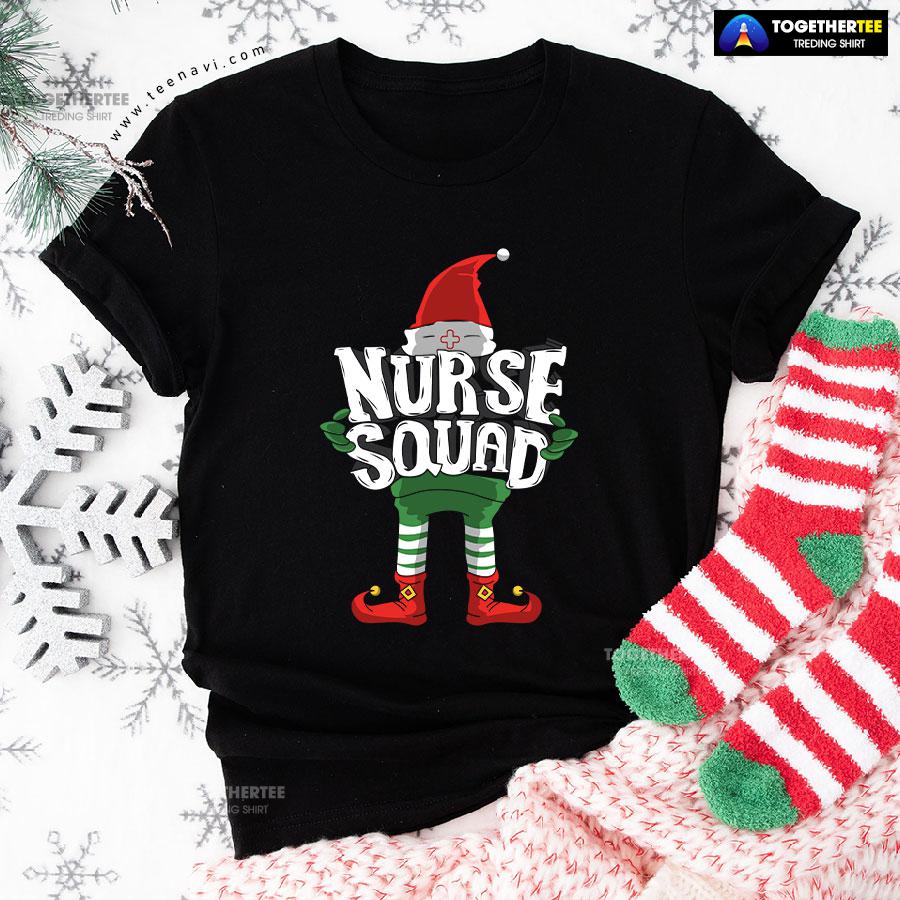 Christmas Elf Nurse Squad T-Shirt