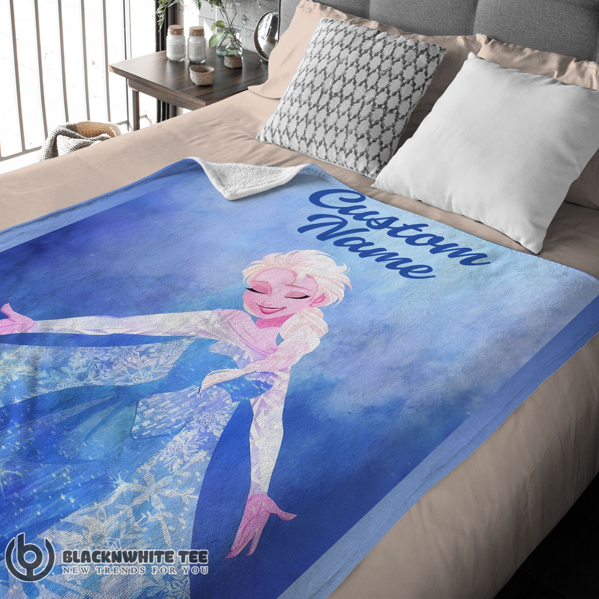 Awesome Disney Frozen Magic Elsa Blanket Fleece Customized Blanket - Image 3