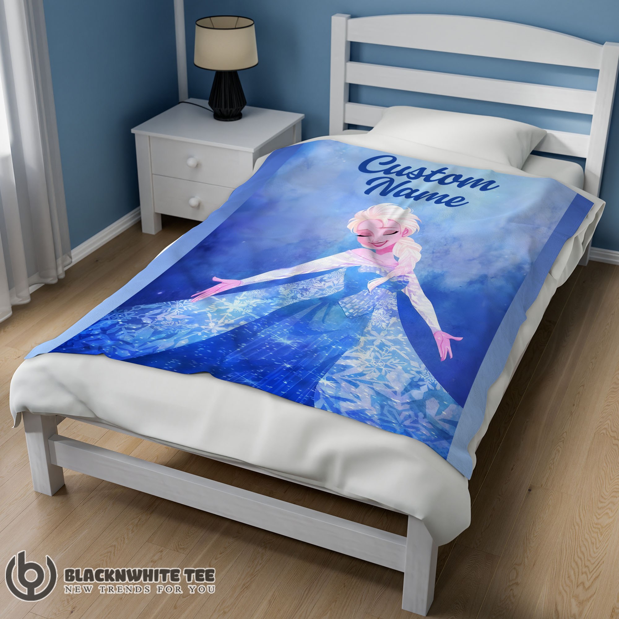 Awesome Disney Frozen Magic Elsa Blanket Fleece Customized Blanket - Image 2