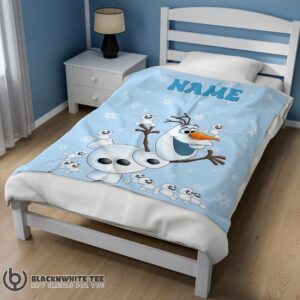 Alternative view of Awesome Disney Frozen Olaf Dancing Blanket Fleece Customized Blanket