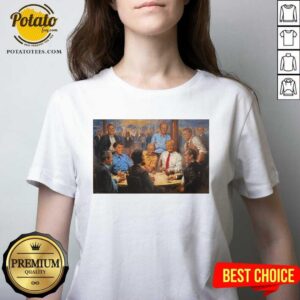 Alternative view of Andy Thomas The Republican Club Donald Trump Art Print-Framed Shirt