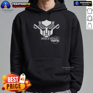 Alternative view of Happy Brocktimus Prime Transformers Logo T-Shirt