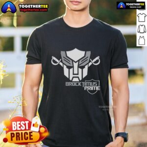 Happy Brocktimus Prime Transformers Logo T-Shirt