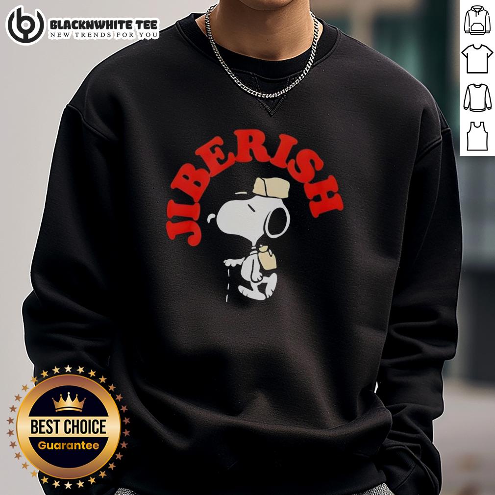 Nice Jiberish Take A Hike Supima Snoopy T-Shirt - Image 5