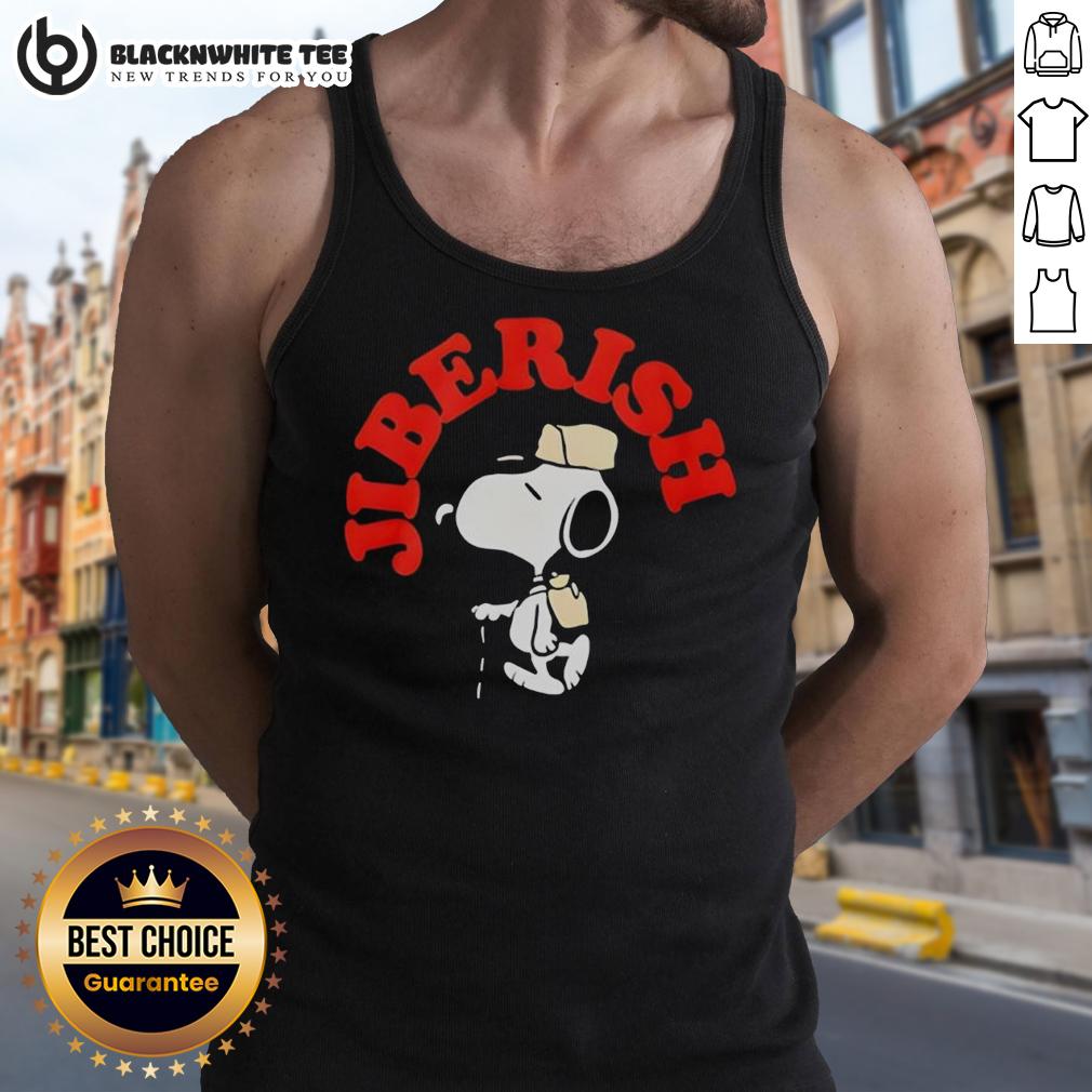 Nice Jiberish Take A Hike Supima Snoopy T-Shirt - Image 4