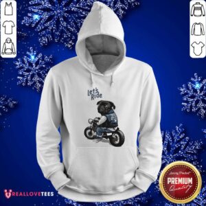 Alternative view of Bulldog Lets Ride Motorbike Shirt