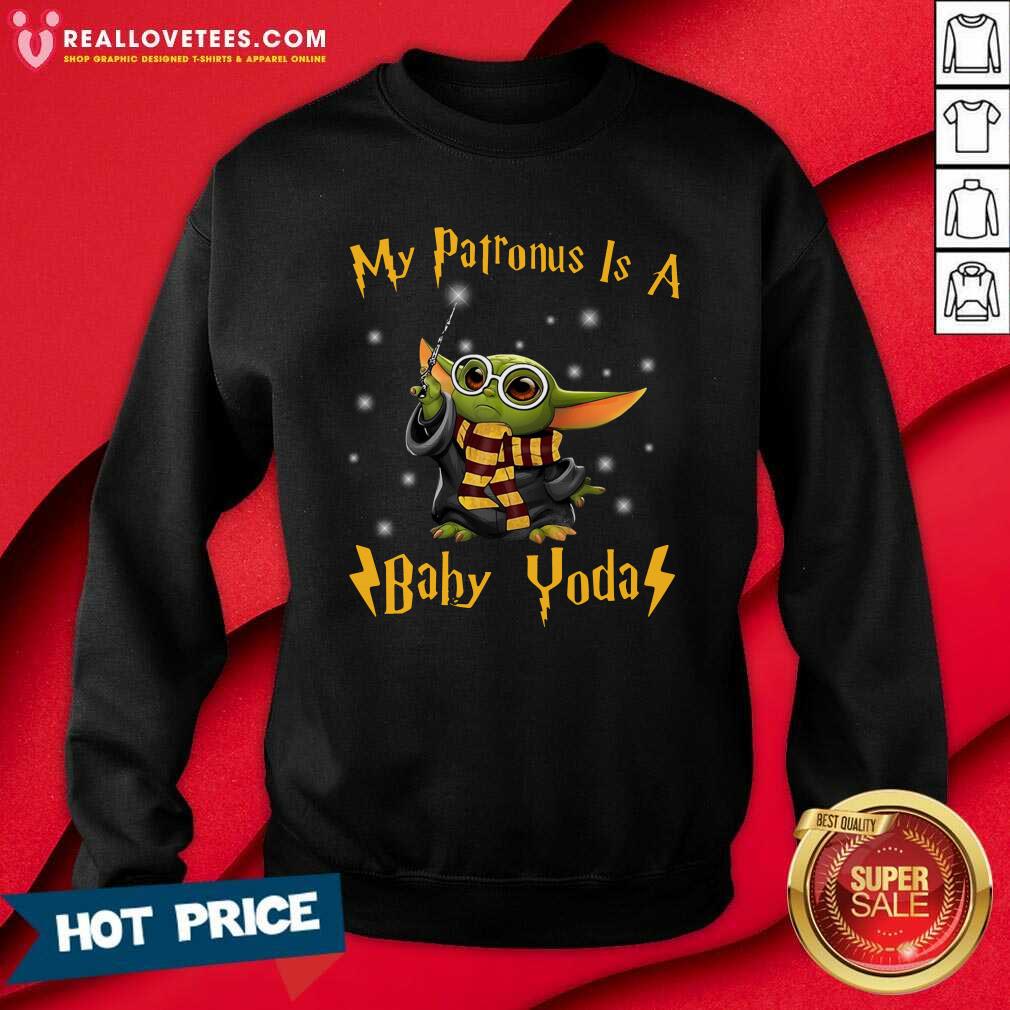 Cool My Patronus Is A Baby Yoda 2021 Shirt - Image 3