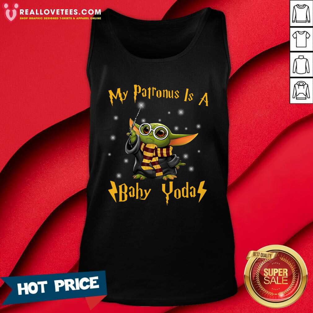 Cool My Patronus Is A Baby Yoda 2021 Shirt - Image 2