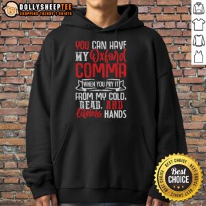 Alternative view of Awesome Oxford Comma Funny Quote T-Shirt