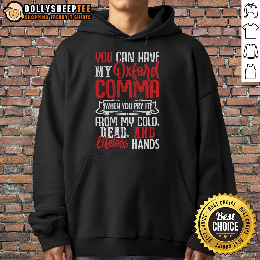 Awesome Oxford Comma Funny Quote T-Shirt - Image 2
