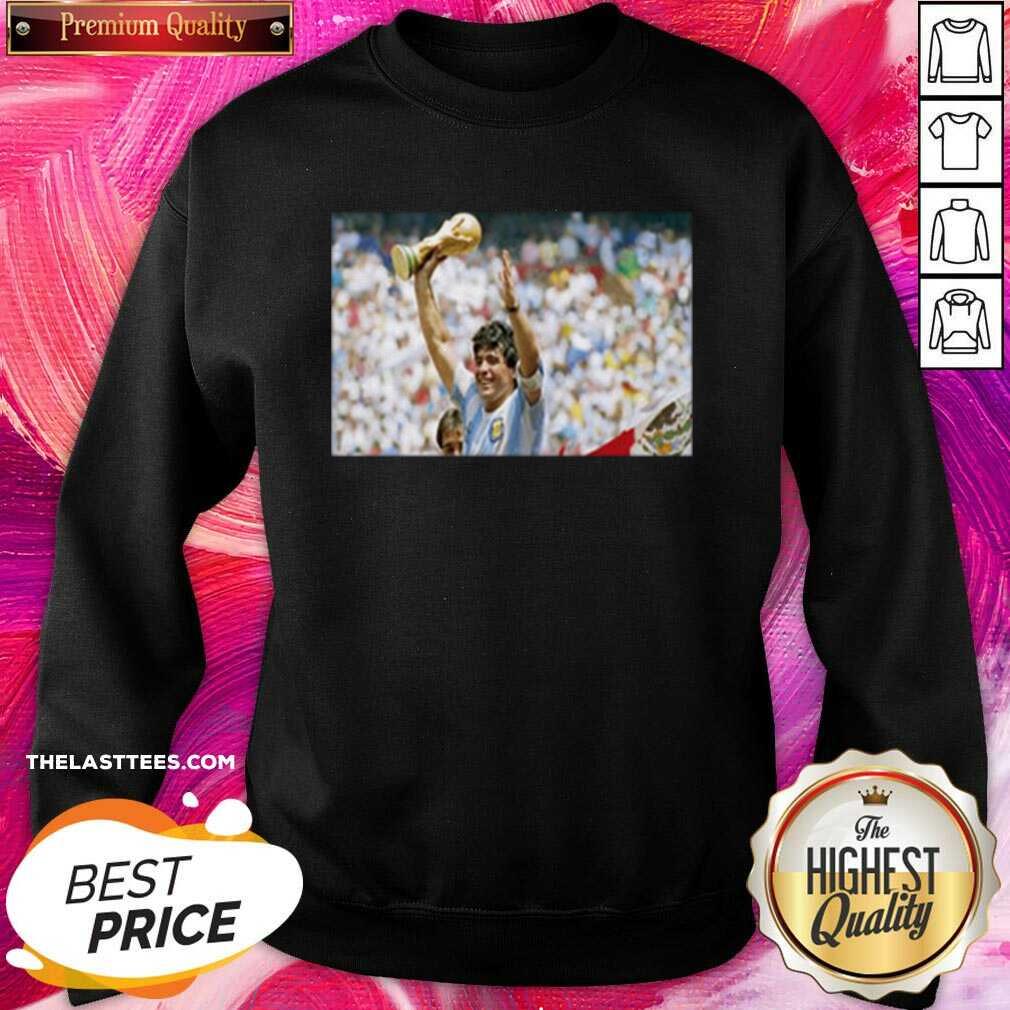 Cute Diego Maradona Pele Argentina Soccer Legend Rip Fifa Soccer Grey Shirt - Image 4