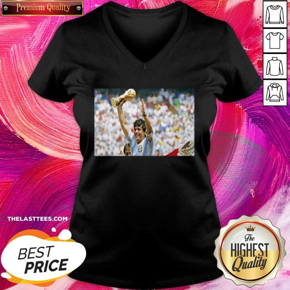 Cute Diego Maradona Pele Argentina Soccer Legend Rip Fifa Soccer Grey Shirt - Image 2